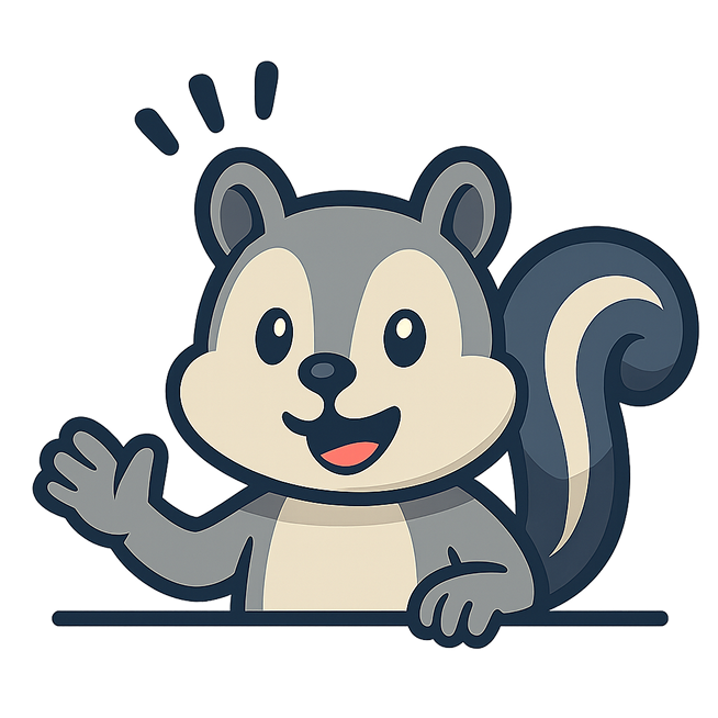 Chippy the squirrel mascot